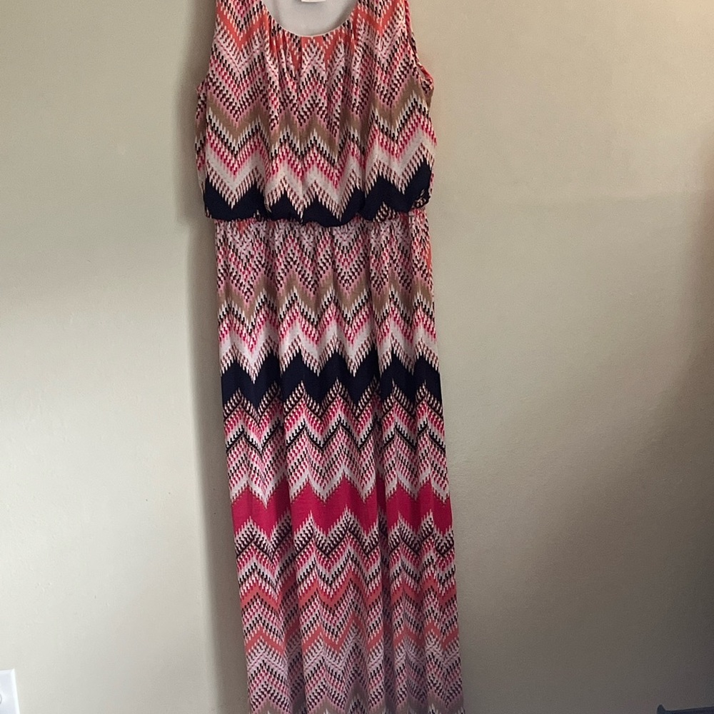 Trixxi The Pink Hearts Maxi Dress Size XL